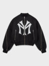 Yankees Mowalola My City Bomber Jacket Black