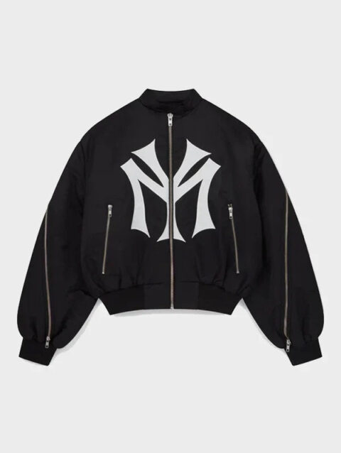 Yankees Mowalola My City Bomber Jacket Black
