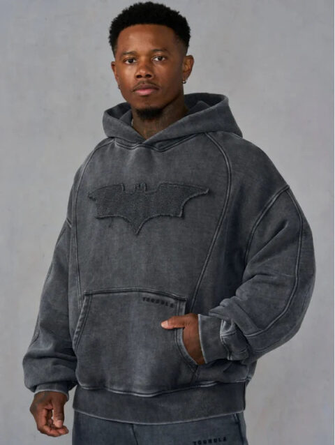 Youngla Batman Stealth Hoodie Grey