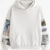 abercrombie patchwork hoodie grey