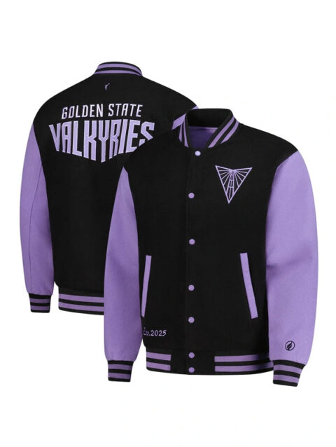 golden state valkyries fisll eclipse varsity jacket
