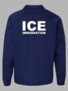 ice immigration jacket blue