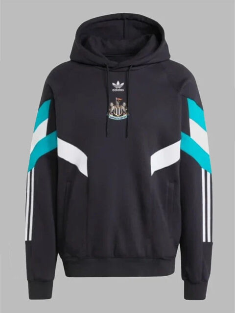newcastle adidas originals hoodie black
