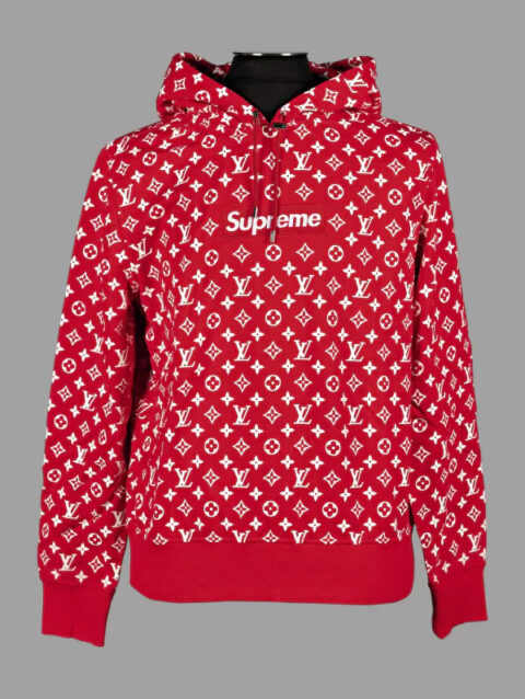 supreme louis vuitton hoodie fake