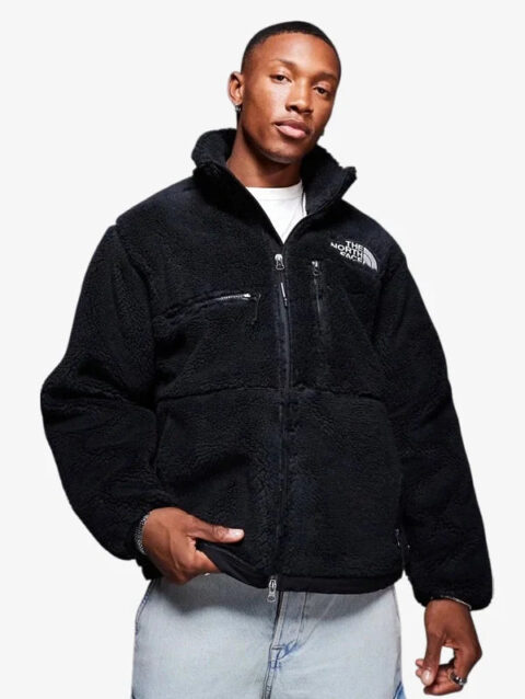 the north face denali jacket black