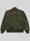 undefeated x jordan bomber jacket green