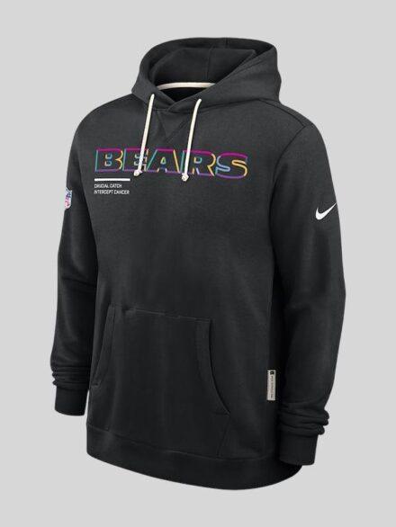2025 Chicago Bears Crucial Catch Dri Fit Hoodie