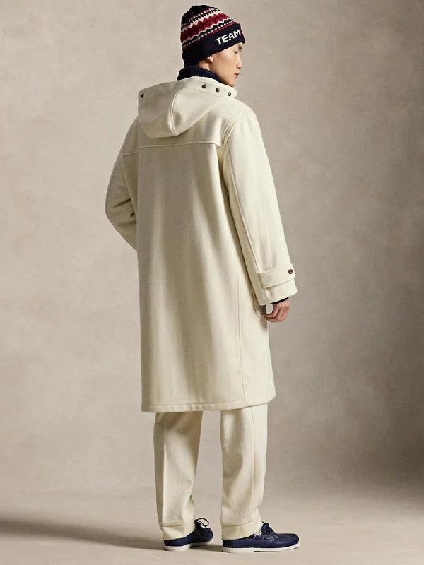 2026 Winter Olympics Polo Ralph Lauren Team USA Opening Ceremony Ivory Wool Duffle Coat