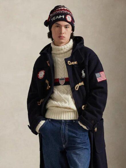 2026 Winter Olympics Team USA Flagbearer Polo Ralph Lauren Toggle Coat