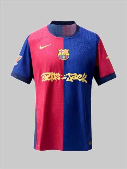 24 25 FC Barcelona Jersey Travis Scott