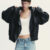 4391 872 800 Zara Faux Leather Jacket Black