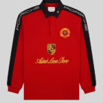 ALD x Porsche Crest Rugby Shirt Red