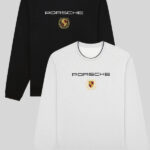 ALD x Porsche Embroidered Crewneck Sweatshirt