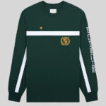 ALD x Porsche Long Sleeve Apex Tee In Green
