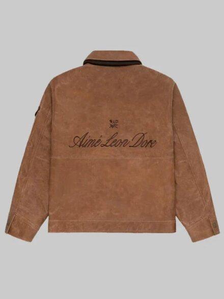 ALD Leather Aviator Jacket Brown