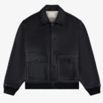 ALD Leather Flight Jacket Black