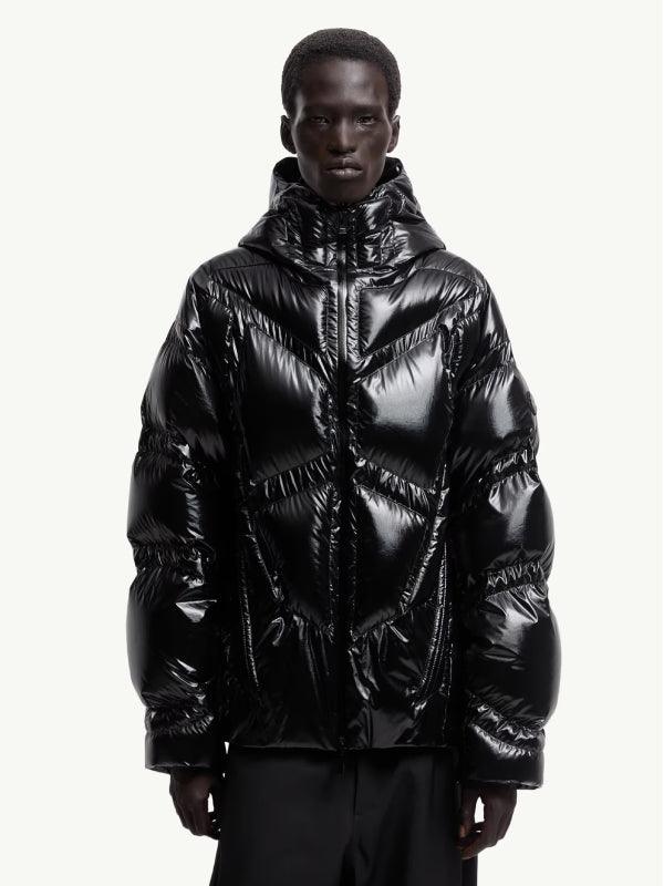 A AP Rocky x Moncler Bahianinha Hooded Short Down Jacket Black