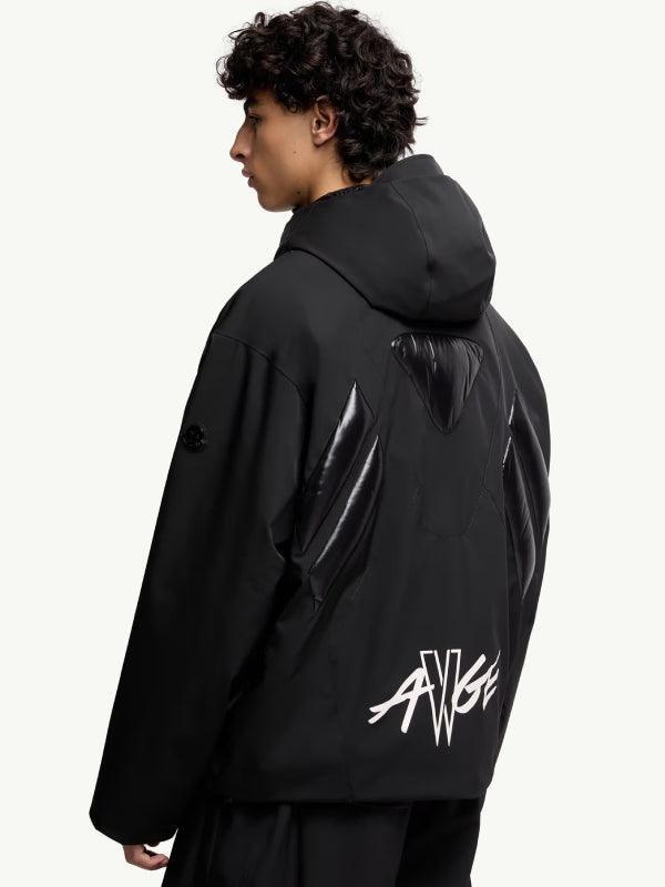 A AP Rocky x Moncler Jumquat Short Down Black Hooded Jacket