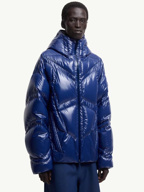A AP Rocky x Moncler Puffer Jacket Blue