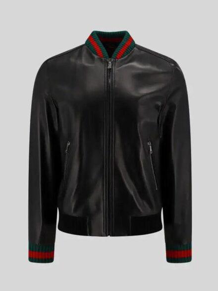 Adam Devine Gucci Leather Jacket