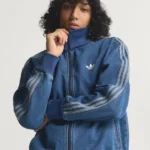 Adidas Adicolor Denim Firebird Track Jacket Blue