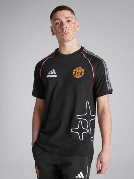 Adidas Manchester United x Drama Call T Shirt Black