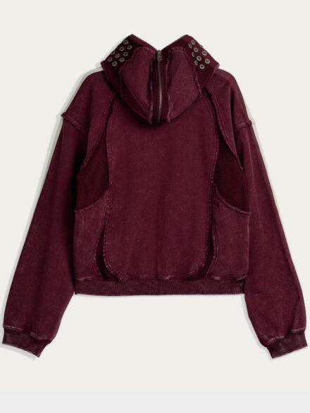 Adidas Originals Thug Club Teamgeist Hooded Zip Up Jacket Maroon