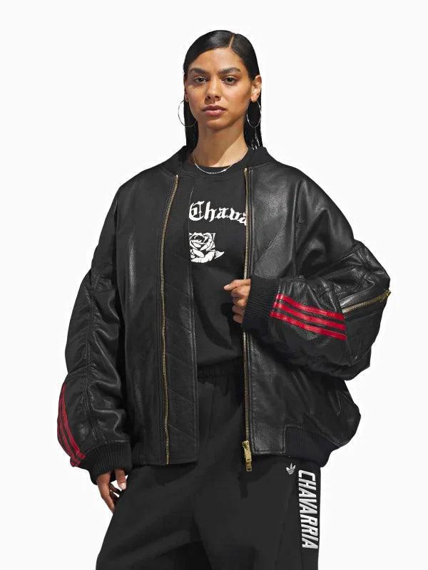 Adidas Originals x Willy Chavarria Bomber Jacket Men s Leather Jacket