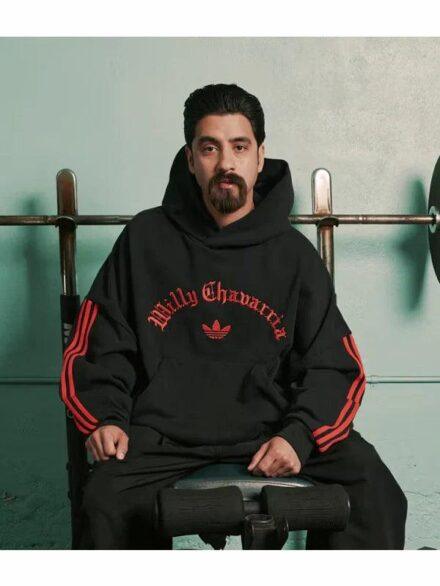 Adidas x Willy Chavarria WC Fleece Hoodie Black Red