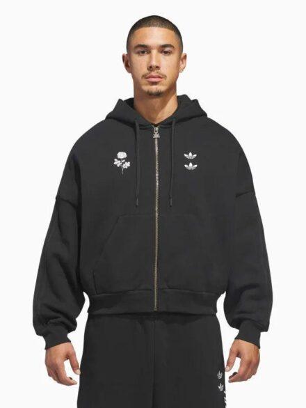 Adidas x Willy Chavarria Zip Up Hoodie Black