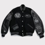 All The Right x New York Jets Rivalry Jacket Black
