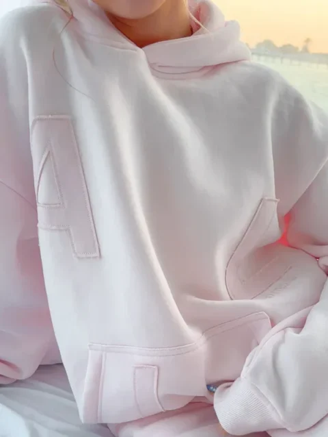 Amare All love-love All Pink Hoodie