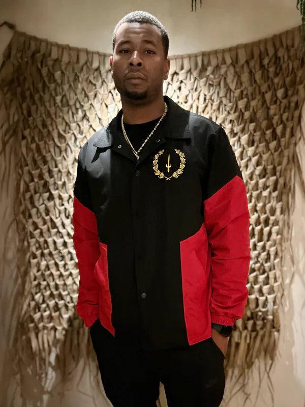 American Heritage Flag Black and Red Jacket