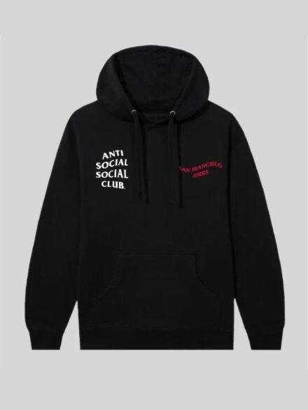 Anti Social Social Club 49ers Impact Hoodie Black