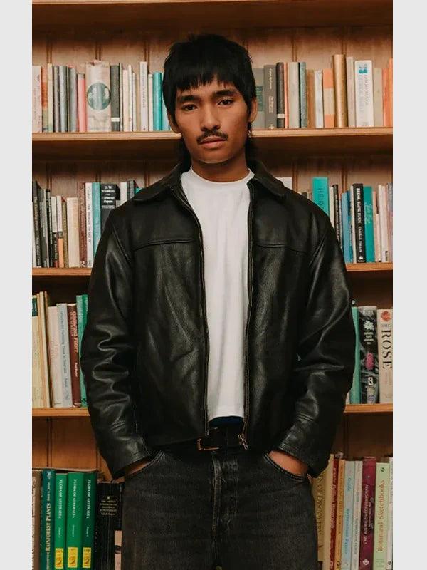 BLACK MUTIMER LEATHER JACKET SIZING