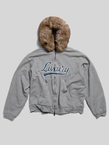 Balenciaga Luxury Hoodie Grey