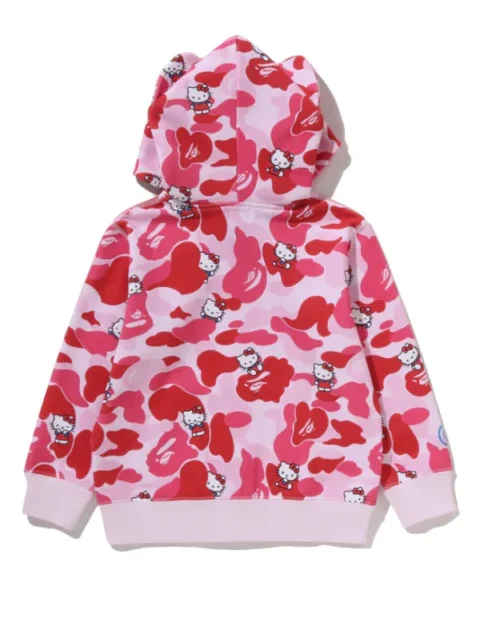 Bape Hello Kitty Hoodie Pink