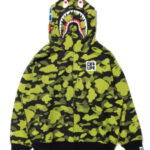 Bape x CR7 Life Logo Shark Full Zip Hoodie