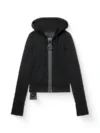 Black Big Zipper Hoodie Rohan Mirza
