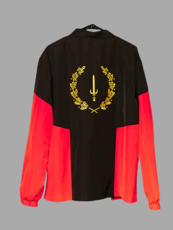 Black American Heritage Flag Coaches Jacket