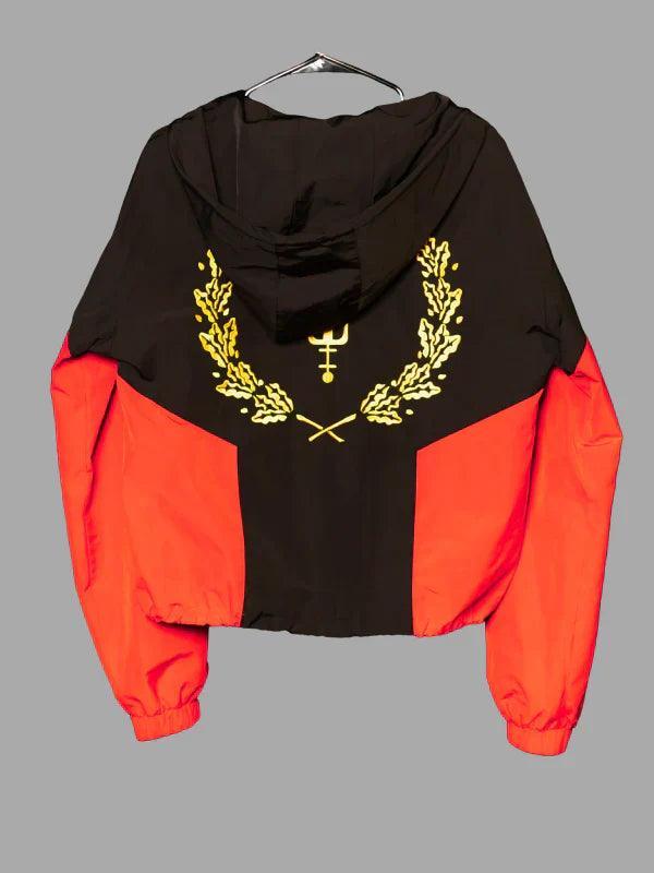 Black American Heritage Flag Jacket with Hood
