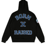 Born x Raised College Hoodie Black