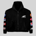 Bottega Desires Patches Hoodie Black