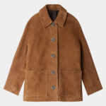 Brown Soeur Suede Jacket vincenzo