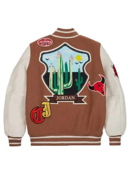 Cactus Jack Jordan Travis Scott Varsity Jacket