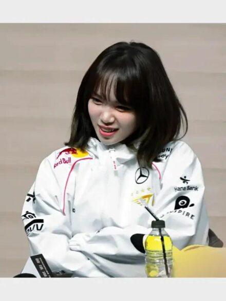 Chaewon T1 Worlds 2024 Jacket White