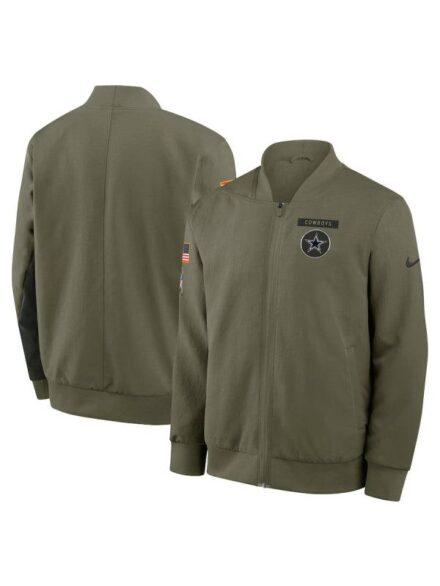 Dallas Cowboys Salute to Service Bomber Jacket 2025