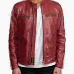 Daytona 73 Red Leather Jacket