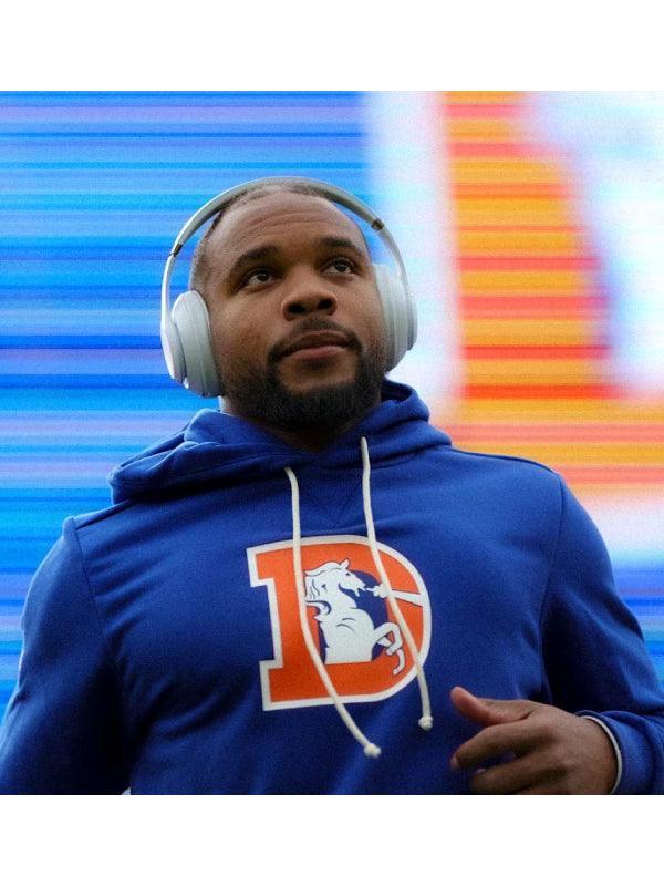 Denver Broncos Nike Blue Sideline Hoodie