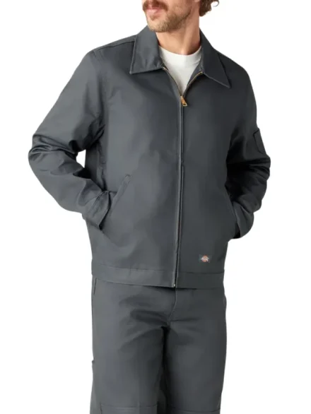 Dickies Mens Unlined Eisenhower Jacket Grey